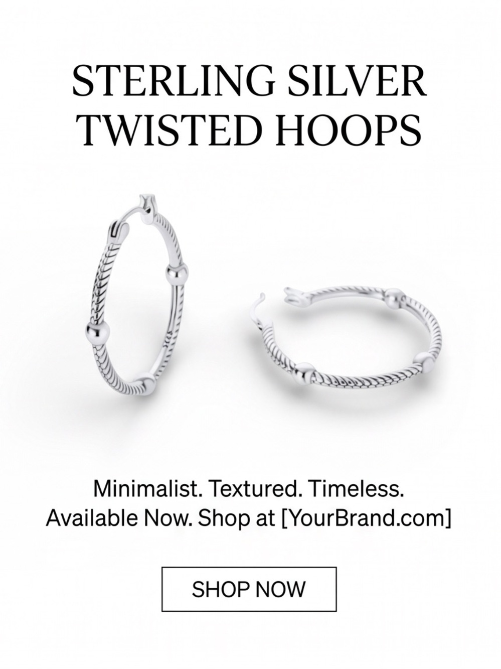The statement earrings you need! Add serious shine to your outfit today.